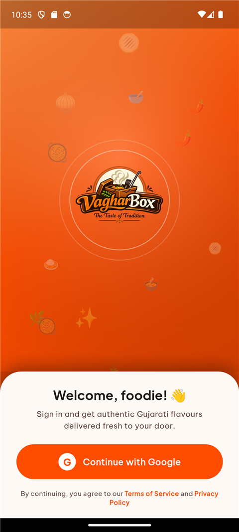 VagharBox App screenshot